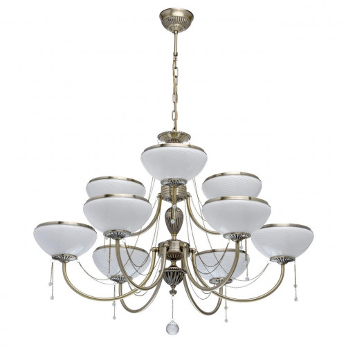 подвесная люстра mw-light фелиция 347019309 белая в Мурманске