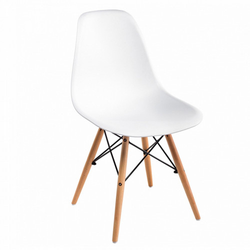 стул деревянный eames pc-015 white в Мурманске