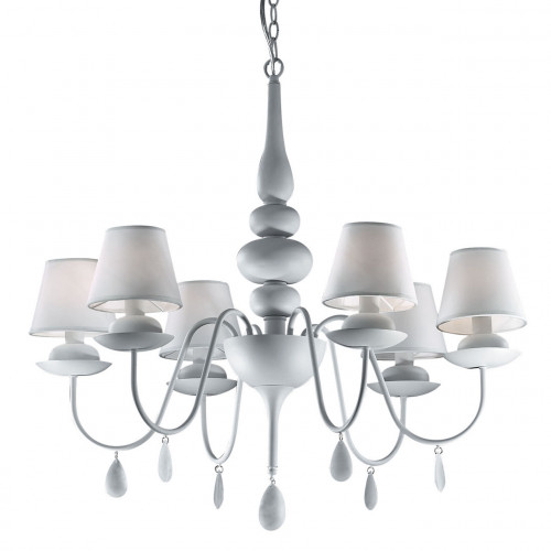 подвесная люстра ideal lux blanche sp6 bianco в Мурманске