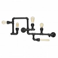 потолочная люстра ideal lux plumber pl5 nero в Мурманске