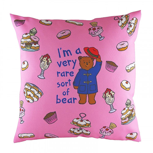 подушка с принтом paddington bear pink в Мурманске