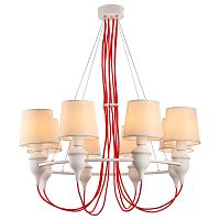 подвесная люстра arte lamp sergio a3325lm-8wh в Мурманске