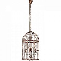 подвесной светильник cage chandelier коричневый в Мурманске