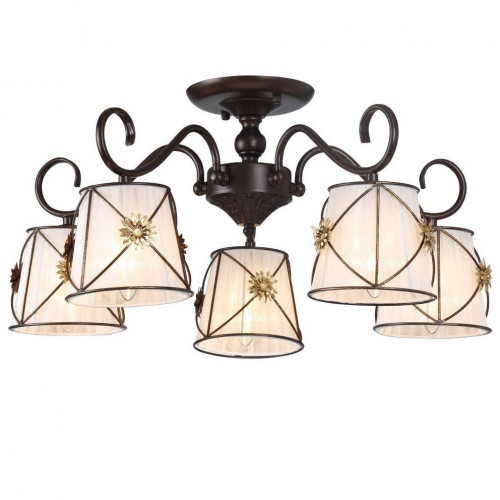 потолочная люстра arte lamp 72 a5495pl-5br в Мурманске