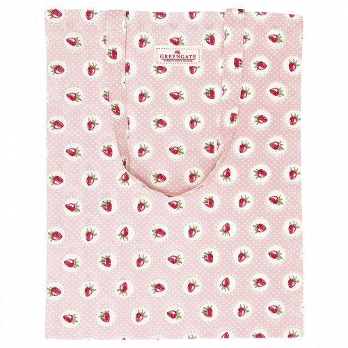 сумка хлопковая strawberry pale pink в Мурманске