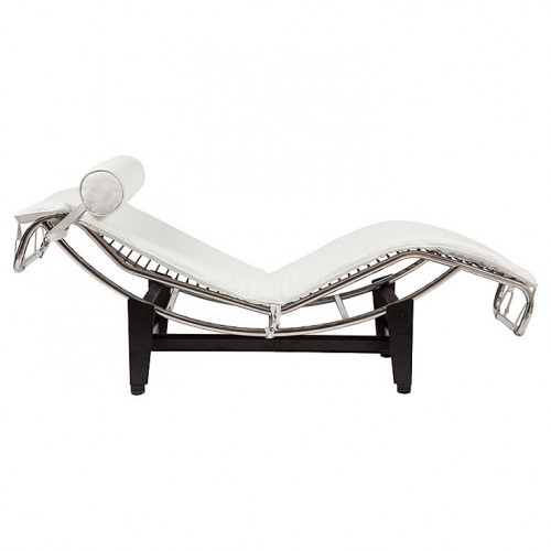 шезлонг chaise longue lc4 белый в Мурманске
