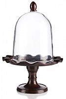 сервировочный поднос с куполом crystal dome dark в Мурманске