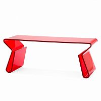 стол кофейный acrylic красный красный в Мурманске