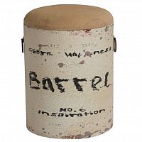 столик-табурет barrel white бежевый в Мурманске