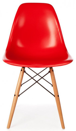 стул классический dsw красный (eames style) в Мурманске