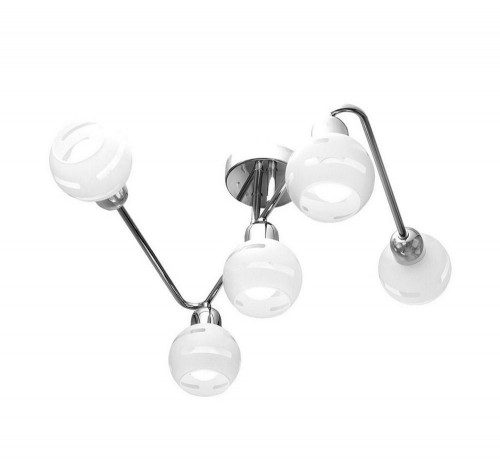 потолочная люстра idlamp agostina 361/5a-whitechrome в Мурманске