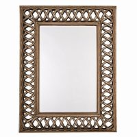 зеркало прямоугольное настенное латунь cross stitch framed в Мурманске