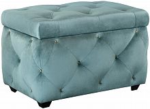 сундук leset classic-е64 велюр yd-25b бирюзовый/ножки пластик в Мурманске