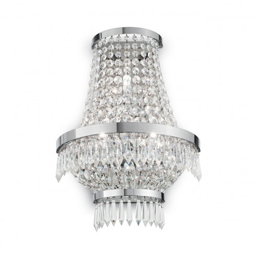 настенный светильник ideal lux caesar ap3 cromo в Мурманске