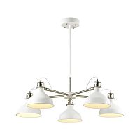 подвесная люстра odeon light lurdi 3331/5 белая в Мурманске