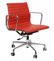 кресло eames style красная кожа в Мурманске