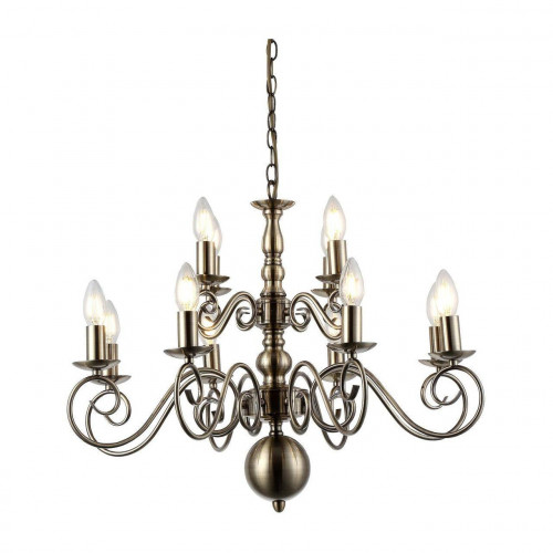 подвесная люстра arte lamp a1129lm-12ab в Мурманске