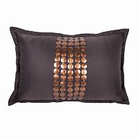 декоративная подушка handwork exclusive прямоугольная коричневая в Мурманске