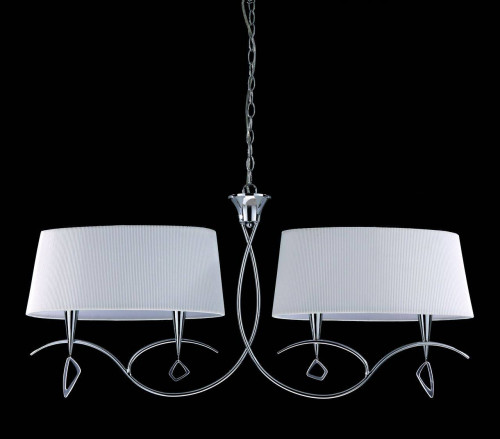 подвесная люстра mantra mara chrome - white 1642 в Мурманске