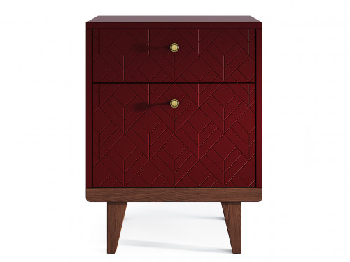 прикроватная тумба thimon бордовая в Мурманске