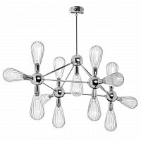 дизайнерская подвесная люстра spot light silvio 8301328 хром в Мурманске