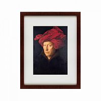 картина: portrait of a man in a chaperon (self-portrait), 1433 в Мурманске