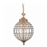 подвесная люстра хрустальный шар casbah crystal chandelier золото в Мурманске