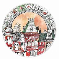 тарелка сувенирная русский дом в Мурманске