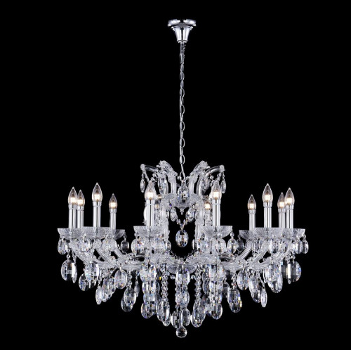 подвесная люстра crystal lux hollywood sp12 chrome в Мурманске