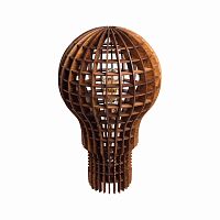 люстра лампочка ильича тёмное дерево тёмно коричневая в Мурманске