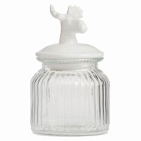 декоративная банка с крышкой deer маленькая в Мурманске