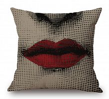 подушка с портретом лины пьеро форназетти red lips в Мурманске