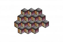 ковер parquet hexagon orange 305x188 от gan в Мурманске