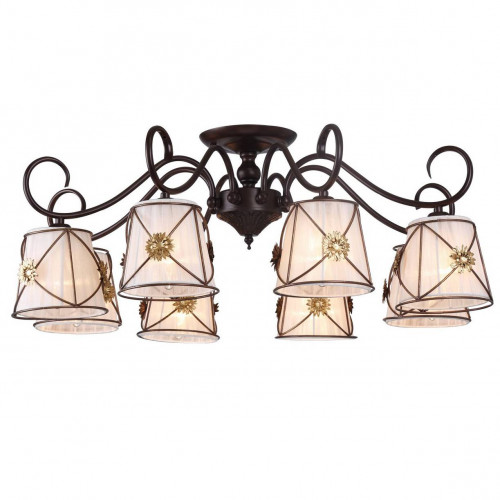 потолочная люстра arte lamp 72 a5495pl-8br в Мурманске