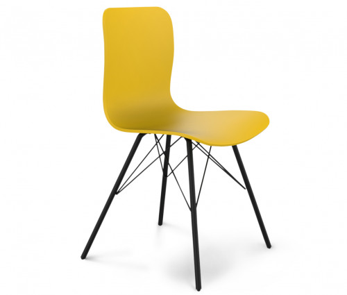 стул dsr желтый s40 (eames style) в Мурманске