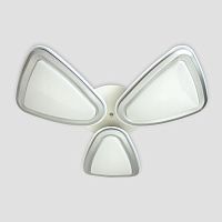 потолочная светодиодная люстра ambrella light orbital granule fg1010/3 wh/sl 204w d770 в Мурманске