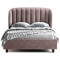 кровать двуспальная 160х200 фиолетовая tulip в Мурманске