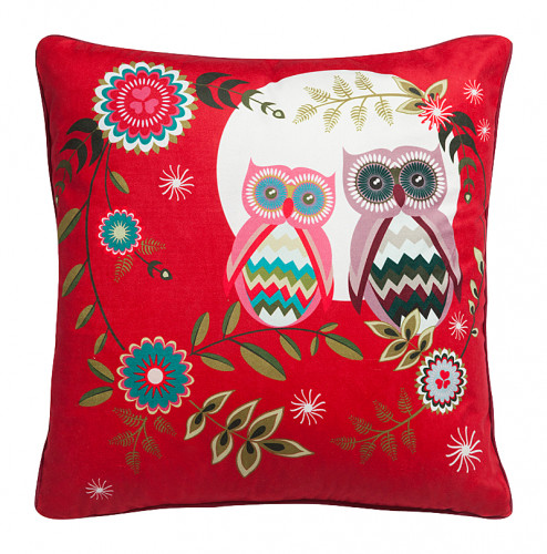 подушка с совами owl's party в Мурманске