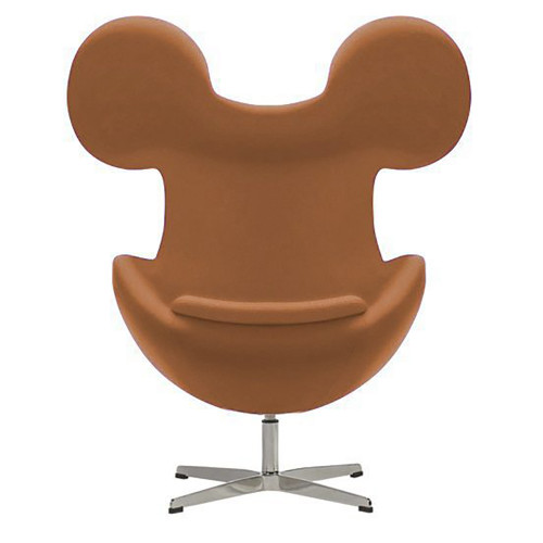 кресло egg mickey бежевое в Мурманске