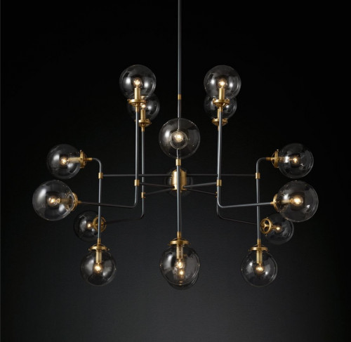 люстра bistro 16 черная, бронза в Мурманске