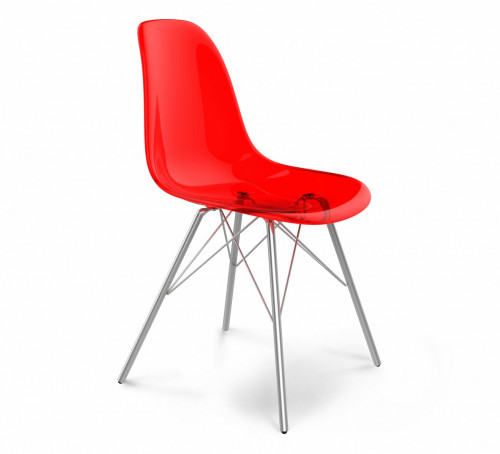 стул dsr красный s37 (eames style) в Мурманске