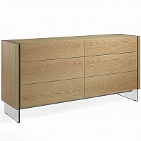 комод широкий cp1712-c-oak от angel cerda орех в Мурманске