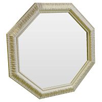зеркало восьмиугольное бежевое с резьбой cozy beige в Мурманске