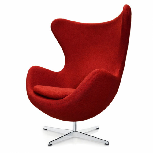 кресло egg chair темно-красное в Мурманске