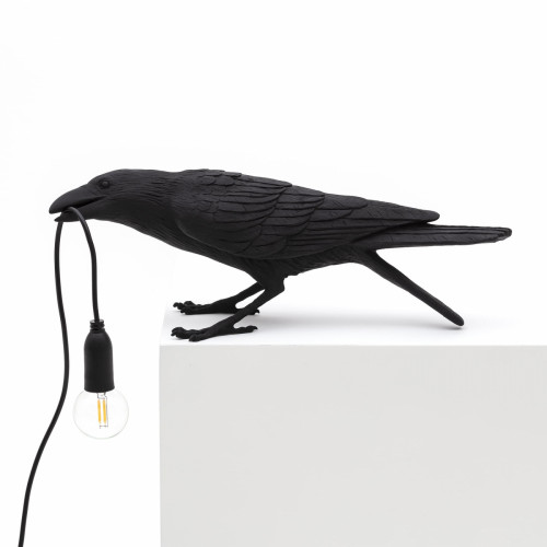 настольная лампа bird black playing от seletti в Мурманске