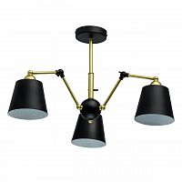 потолочная люстра mw-light таун 5 691011403 черная в Мурманске