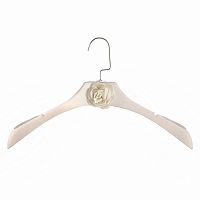 вешалка-плечики chanel белая с молочным цветком для женской одежды в Мурманске