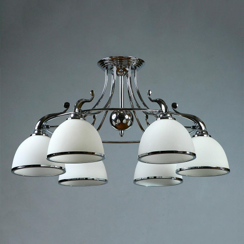 потолочная люстра brizzi ma02401cb/006 chrome в Мурманске