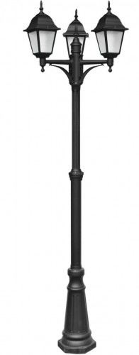 садово-парковый светильник arte lamp bremen a1017pa-3bk в Мурманске