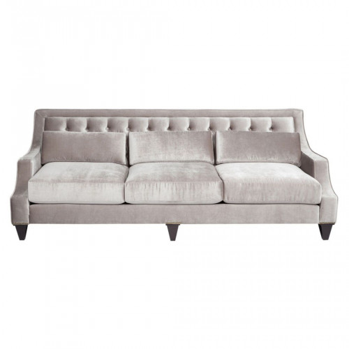 диван tufted прямой серый в Мурманске